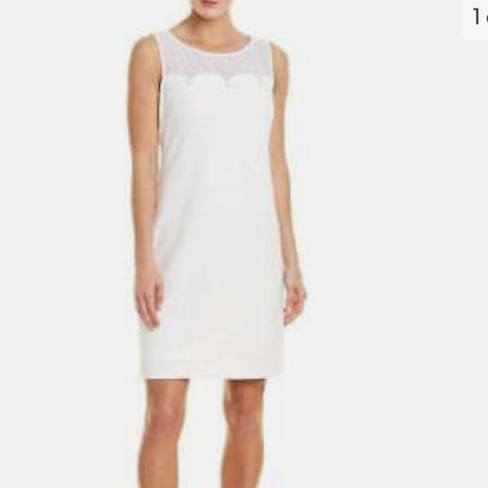 NWT Elegant White Karl Lagerfeld Dress 10